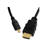 Micro HDMI (Type D) to HDMI (Type A) Cable For Amazon Kindle Fire HD 8.9 Tablet - 6 Feet (Package include a HandHelditems Sketch Stylus Pen) ~ Handhelditems