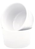 Le Creuset Stoneware 7-3/4-Ounce 2-Piece Ramekin Set, White