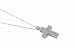 9ct 1/4carat Diamond Cross Choker