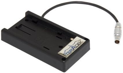 Teradek Inc Bit-637 Battery Adapter Plate for Sony B Series 14.4V Batteries to 2-Pin Lemo (Black)