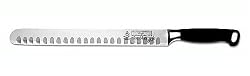 Messermeister San Moritz Elite - 10" Round Tip Kullenschliff Slicer