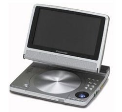 Childrens Toyshop  Electronics : Panasonic DVD LS50EBS - DVD player - portable - display: 7 in - silver
