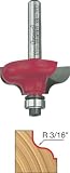 Freud 38-202 1-1/4-Inch Diameter Ogee and Fillet Router Bit with 1/4-Inch Shank