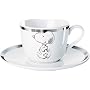 United Labels 0105764 - Best of Snoopy-Silver Star Tasse mit Untertasse Porzellan in pr�mierter Geschenkverpackung 200 ml