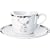 United Labels 0105764 - Best of Snoopy-Silver Star Tasse mit Untertasse Porzellan in pr�mierter Geschenkverpackung 200 ml