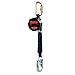 3M Protecta Rebel AD111A 1-Inch Web Self Retracting Lifeline, Lifeline Hook, Housing Carabiner, 11-Feet, Red/Black