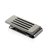 Modern Brushed Stainless Steel Money Clip