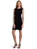 Calvin Klein Women's Ponte Cap Sleeve Dress with Beads