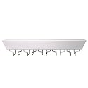 Nexxt by Linea Vintage Wine Glass Holder, White Finish
