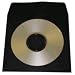 100 Black Paper CD Sleeves with Window & Flap