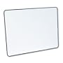 Magna Visual WOW-3648 Magna Visual White-On-White Magnetic Planning Board, Steel, 48 x 36, White/BLK