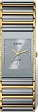 31GHiu36rvL. SL160  Rado Watches Rado Integral Platinum Tone Ceramic with Gold Trim and Diamomds Mens Watch