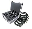 Audix Fusion 6 Drum Microphone Package - Package with 6 Free Mic Cables