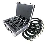 Audix Fusion 6 Drum Microphone Package - Package with 6 Free Mic Cables