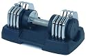 1x50lb Bayou Adjustable Dumbbell - Quality Chrome Plated Steel - 5 in 1 weight adjustments!