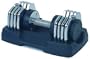 1x50lb Bayou Adjustable Dumbbell - Quality Chrome Plated Steel - 5 in 1 weight adjustments!