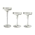 Glass 3-pc. Pillar Holder Set