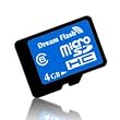 DreamFlash microSDHC 4GB �֥롼 DF-MISD4GB-BL �����ɿ� CLASS6 ����ݸǽ 5ǯ�ݾ� SD�����ץ�����