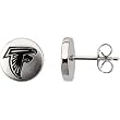 Stainless Steel Atlanta Falcons Logo Stud Earrings