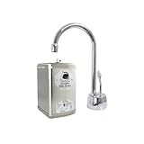 Quick & Hot Elite Series 1300 Watt 5/8 Gallon Stainless Steel Instant Hot Water Dispenser With Velosah Polished Chrome Faucet