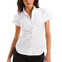 Armani Exchange Twisted Pleat Blouse