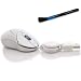 Travel Size Optical Mouse for all Toshiba Mini Netbooks and Laptops - with Retractable USB Cord - PLUG-N-PLAY - Includes Keyboard and LCD Dust Brush Stick