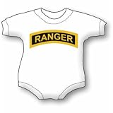 Army Ranger Tab Baby Ultrasoft Onesie