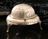 Silver Caviar Dish Persian Style