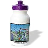 Londons Times Funny Society Cartoons - Recessive Jeans - Water Bottles