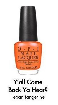 Opi Nagellack Texas Collection -Y\'all Come Back Ya Hear -Texan Tangerine T20-15ml Preisvergleich