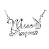Miss August Playboy Necklace