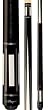 Midnight Black Graphic Series White Rectangle/Points 58" Players Pool Cue (18-21oz)