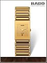 Rado Watches Rado Integral Jubile Gold Tone Ceramic Men's Watch