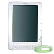 Amazon Kindle DX E-Book Reader Silicone Skin Rubber Cover (Clear) + A Live*Laugh*Love Wrist Band!!!