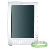 Amazon Kindle DX E-Book Reader Silicone Skin Rubber Cover (Clear) + A Live*Laugh*Love Wrist Band!!!