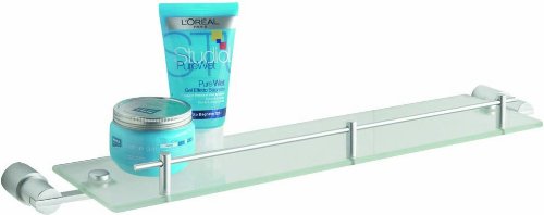 Metaltex 404740010 Bad Ablage 60 cm Glas Aluminium Samoa