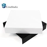LimoStudio Table Top Black & White Acrylic Reflective Display Table kit for Product Photography, AGG838