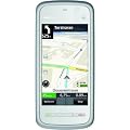 Nokia 5230 Navigation Edition Smartphone (UMTS, Bluetooth, GPS, 2 MP, Ovi Karten) white blue