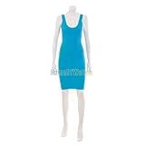 6sense Blue V Neck Fashion Lady Party Evening Dress