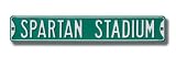 MICHIGAN STATE SPARTANS SPARTAN STADIUM AUTHENTIC METAL STREET SIGN (6 X 36)