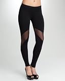bebe Mesh Seam Inset Legging