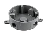 Carlon PVC Round Outdoor Junction Box (E365DR)