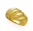14K YELLOW GOLD HIGH POLISH DOME RING 5.5G GOLD