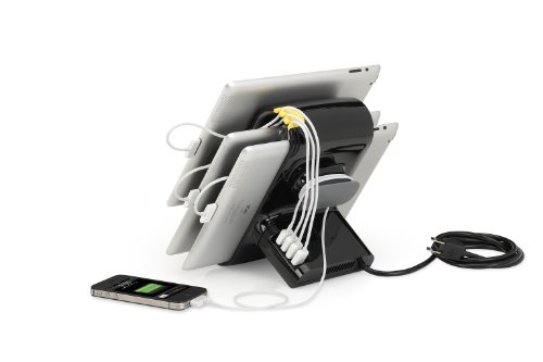 Kanex Sydnee 4-port 2.1A USB Charging Station for iPad, Kindle, Tablets, Smartphones - Onyx On Sale