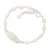 5.5 + .5 Extension Cultured Freshwater Pearl Children's ID Bracelet
