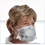 Alpha ProTech PFL Laser Face Masks with Magic Arch Supports, Silver Stripe, 210/cs Alpha ProTech PFL Laser Face Masks with Magic Arch Supports, Silver Stripe, 210/cs
