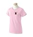 Custom embroidered Happy Valentines Day bear & rose design on ladies t-shirt