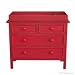 Bratt Decor Dick Dresser/ Changer Color: Red
