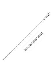 1.4mm 14K White Gold Classic Box Chain