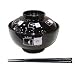 Price Comparison : Monokuro Boo Japanese Black Bowl w/Lid + Chopsticks